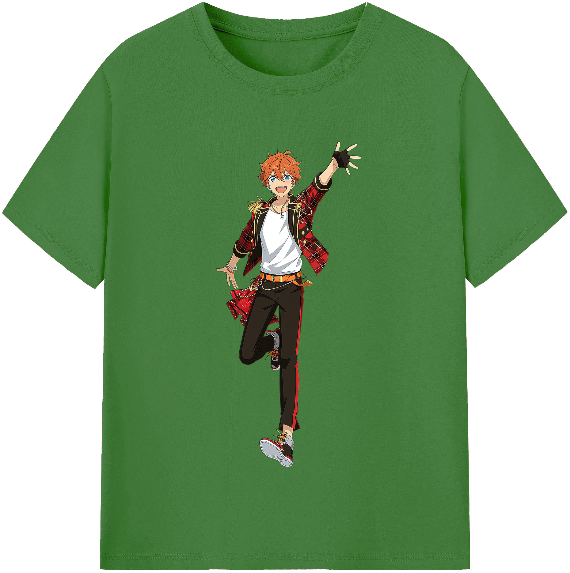 （画像用） あんさんぶるスターズ! Ensemble Stars レディースカジュアルプリントTシャツ（綿100％）